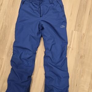 L.L. Bean Royal Blue Insulated Snowboars/Ski Pants